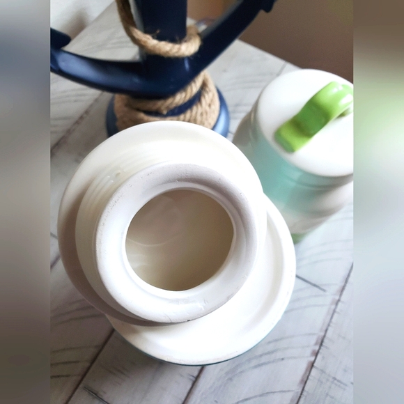 Rae Dunn Polka Dots "Reward" and "Treat" Dog Canisters EUC! - Picture 4 of 5